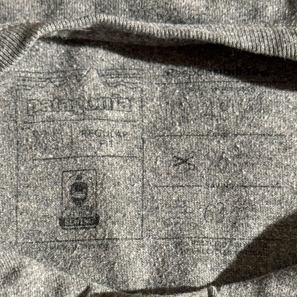 Patagonia Heather Gray Men's Short Sleeve Tee - Picture 3 of 6